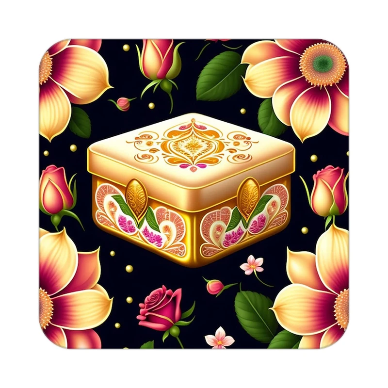 زیر لیوانی کاکتی طرح گل مدل mp16929