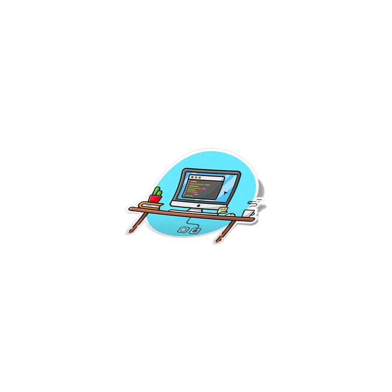 استیکر تزئینی موبایل و تبلت لولو مدل برنامه نویسی PROGRAMMING کد 490 
