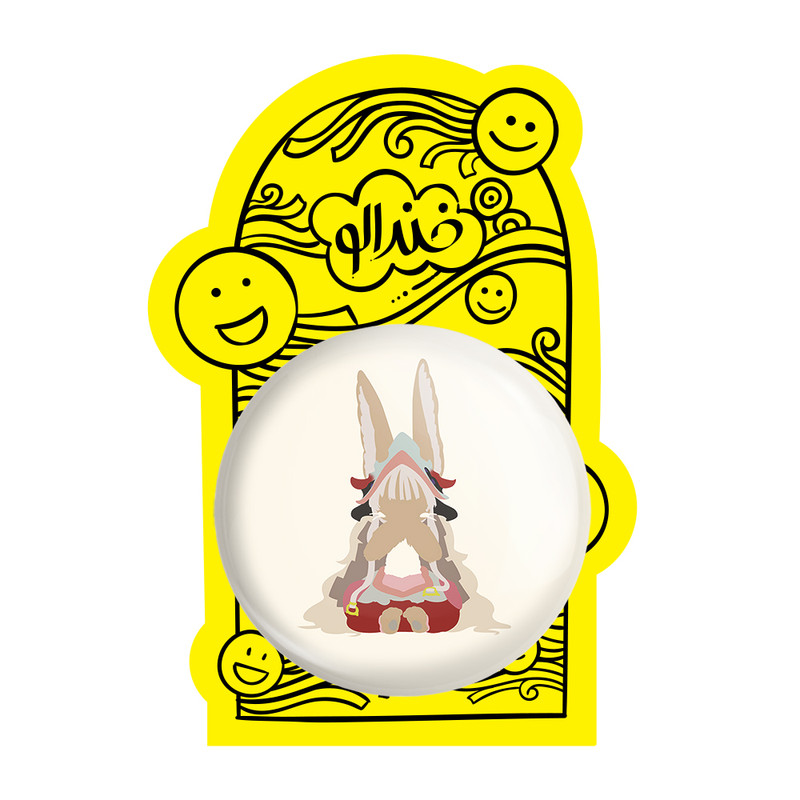 آینه جیبی خندالو طرح ناناچی انیمه ساخته شده در پرتگاه Made in Abyss مدل تاشو کد 22127