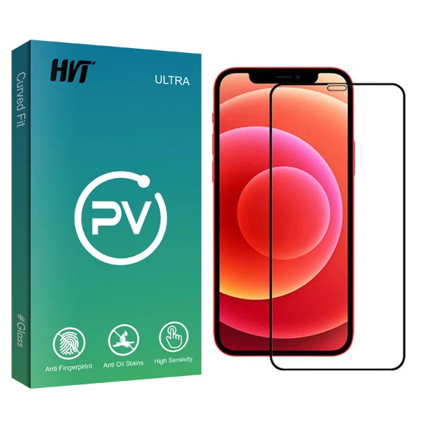 محافظ صفحه نمایش اچ وی تی مدل PV glass مناسب برای گوشی موبایل اپل Iphone 12-12Pro