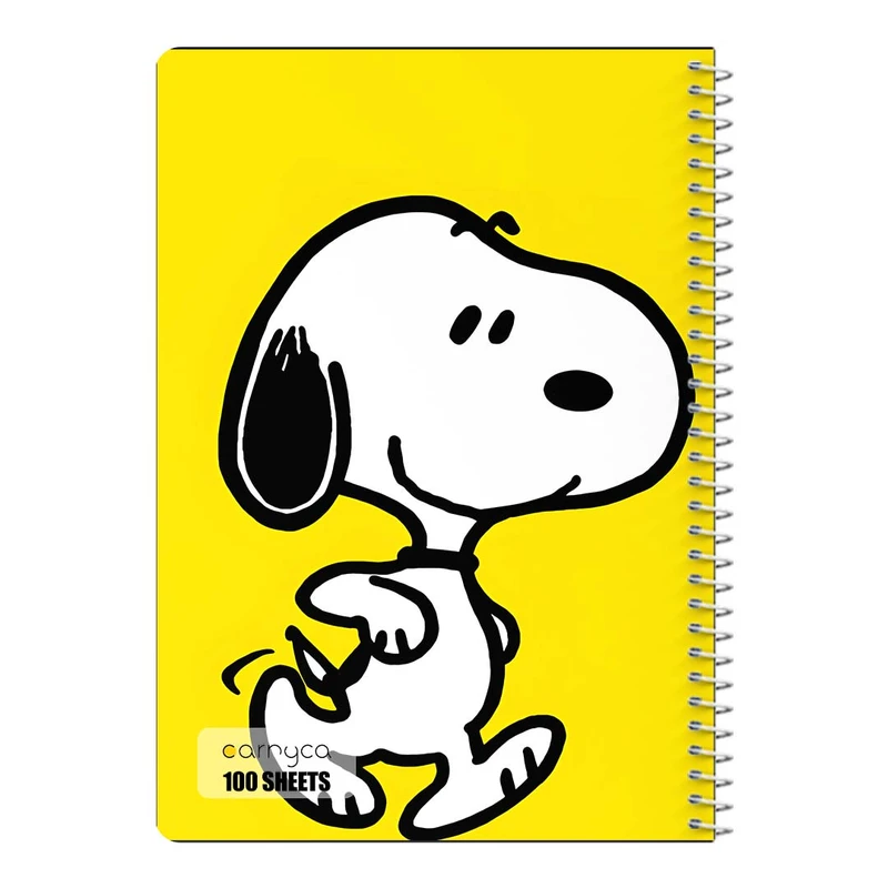 دفتر مشق 100 برگ سیمی کارنیکا طرح فیلم بادام زمینی ها The Peanuts کد 93772