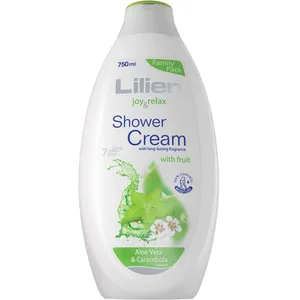 شامپو بدن کرمی لیلین مدل Aloe Vera And Carambola حجم 750 میلی لیتر