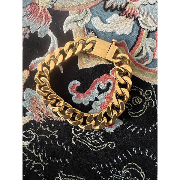 دستبند مردانه مدل زنجیری کد 49623