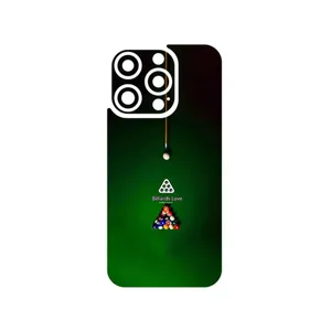 MAHOOT Pool Billiards Pro Cover Sticker for Apple iPhone 15 Pro