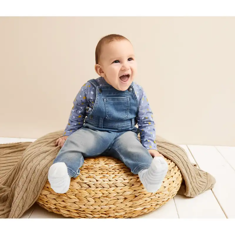 سرهمی جین نوزادی لوپیلو مدل SEP-LATZHOSE