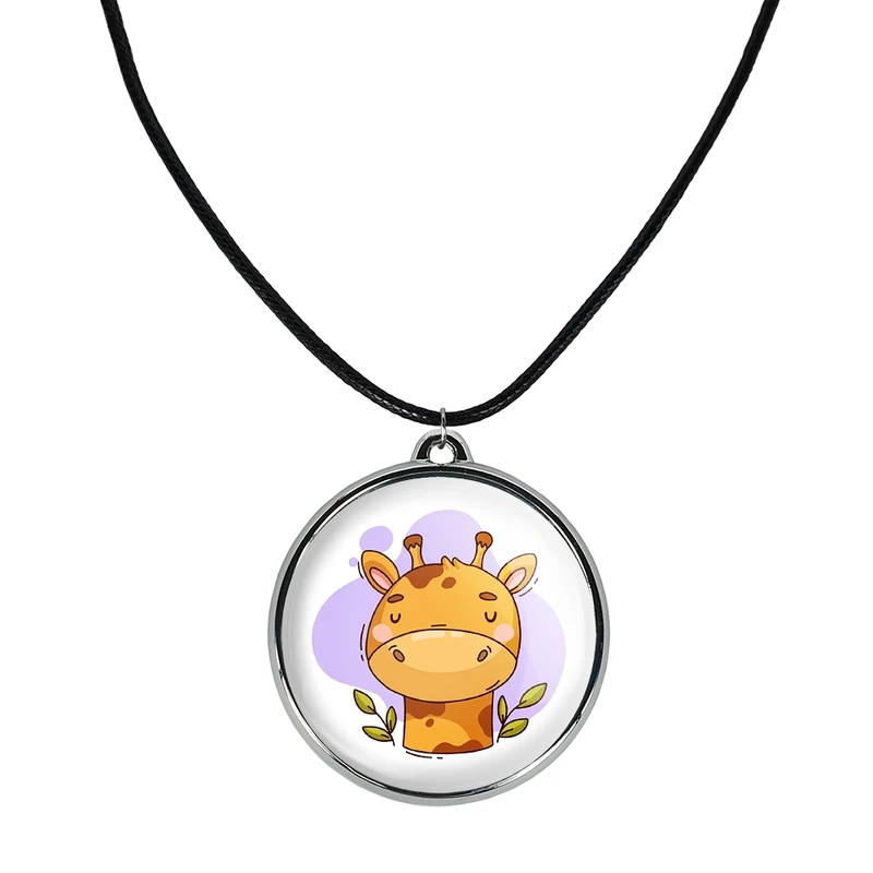 گردنبند خندالو مدل زرافه حیوانات بامزه کد 3716737168