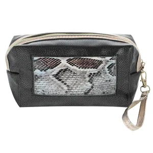 کیف لوازم آرایش زنانه طرح پوست ماری مدل SN-2020 