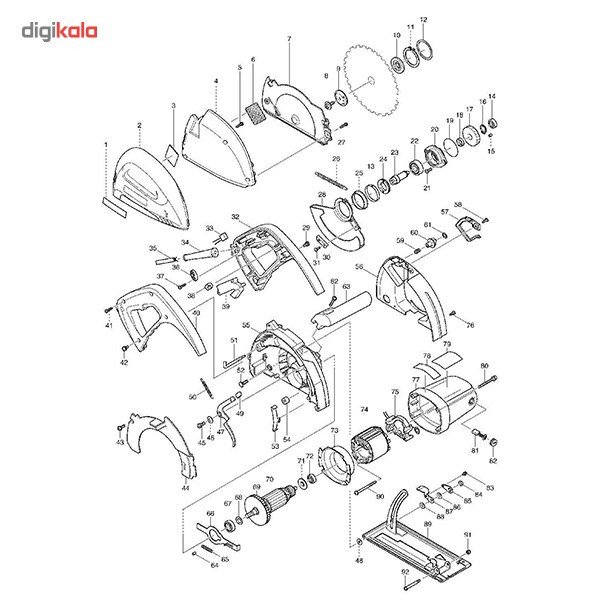 اره دیسکی فلزبر ماکیتا مدل 4131