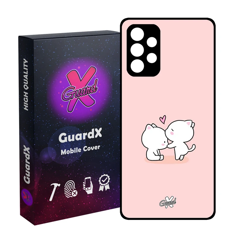 کاور گارد ایکس طرح عشق مدل Glass10373 مناسب برای گوشی موبایل سامسونگ Galaxy A32 5G