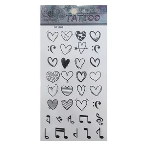 تتو موقت طرح قلب کد 88