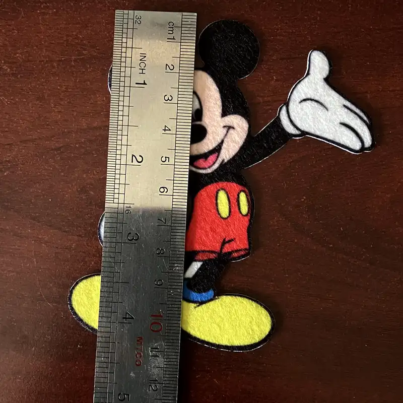 استیکر پارچه و لباس مدل میکی موس بسته 2 عددی