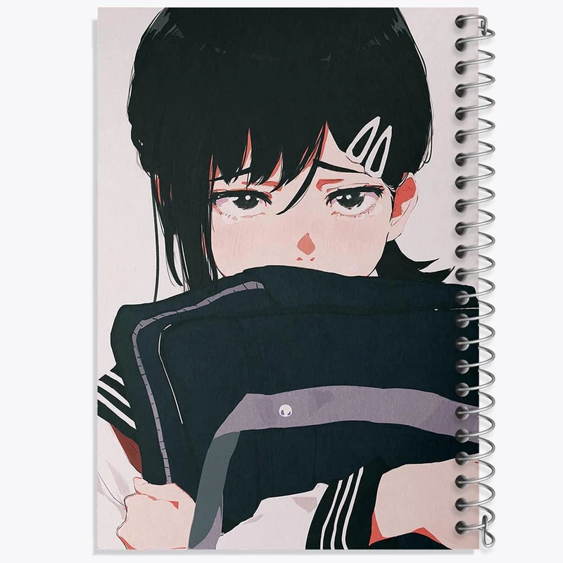 دفتر نت موسیقی 50 برگ خندالو مدل کوبنی انیمه مرد اره ای Chainsaw Man کد 17979