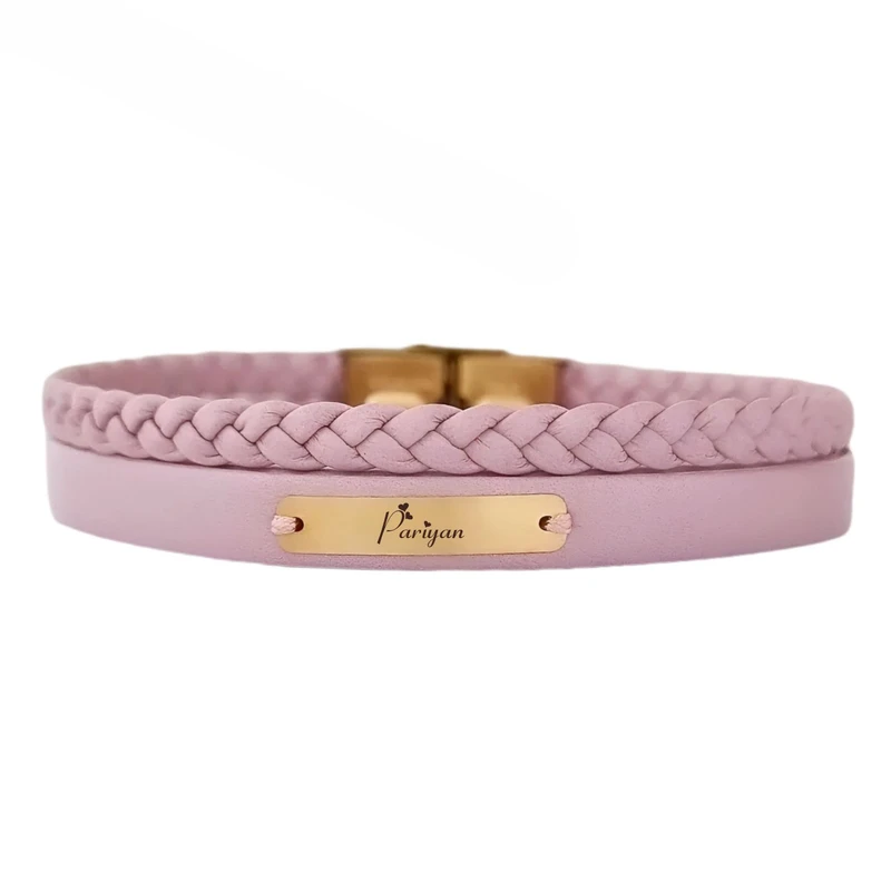 دستبند طلا 18 عیار زنانه لیردا مدل اسم پریان 6733