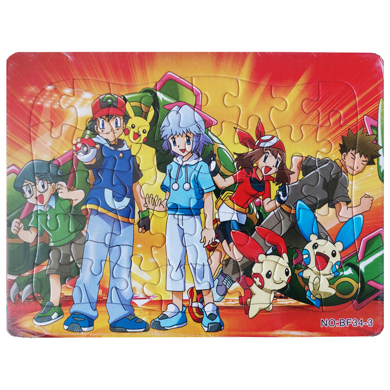 پازل 40تکه مدل مقوایی طرح POKEMON کد2