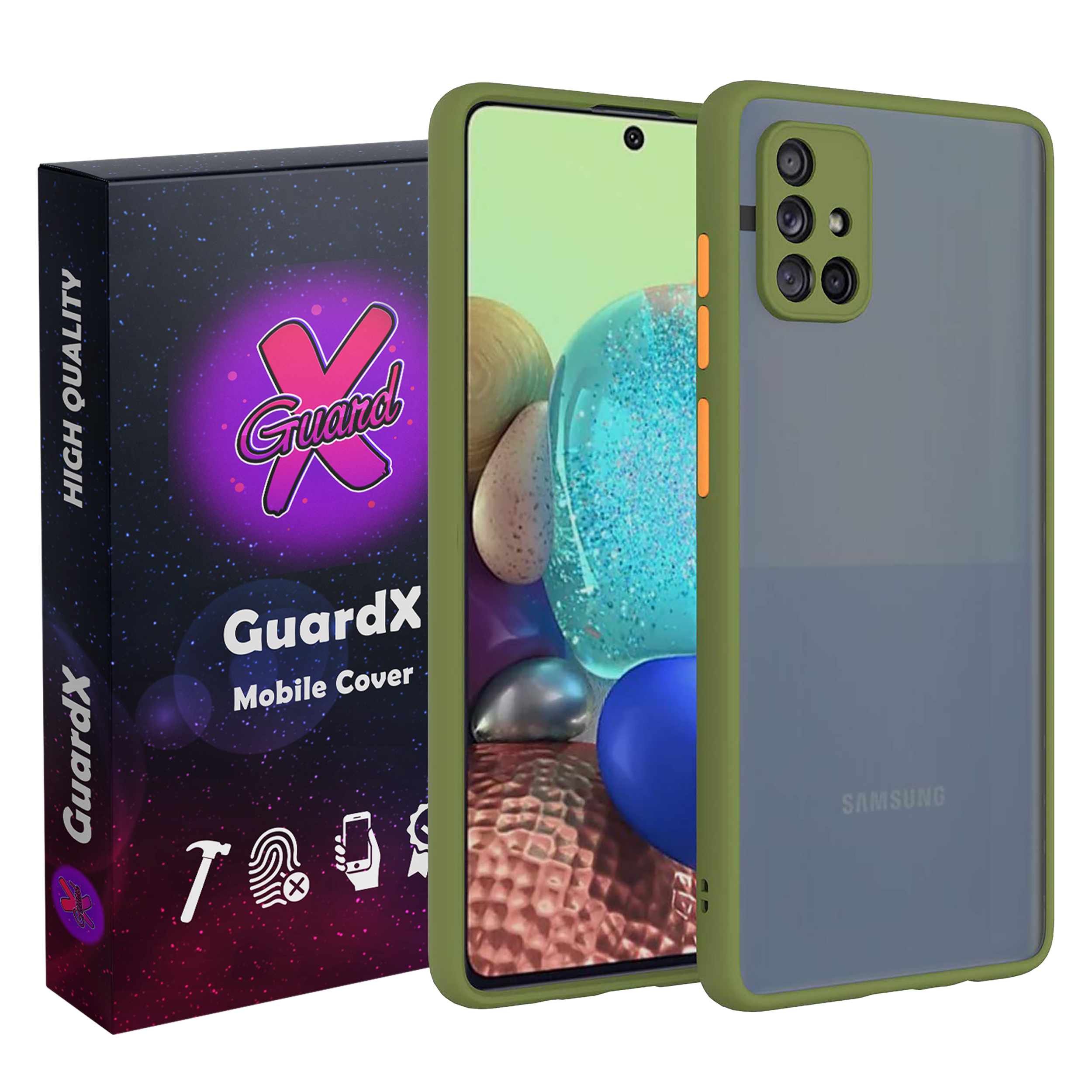 کاور گارد ایکس مدل Smoke2021 مناسب برای گوشی موبایل سامسونگ Galaxy A51