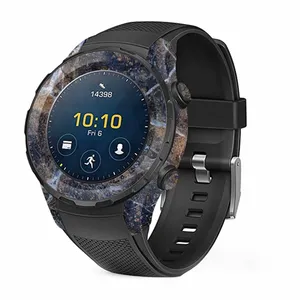MAHOOT Earth-White-Marble Cover Sticker for Huawei Watch 2 Smartwatch