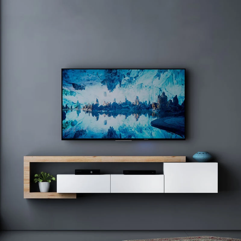 میز تلویزیون دیواری مدل ZF3055.1 مناسب برای تلویزیون تا 50 اینچ