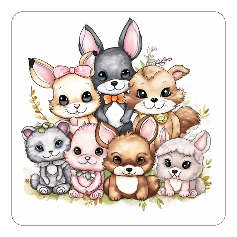 مگنت کاکتی طرح حیوانات کارتونی مدل mp28541