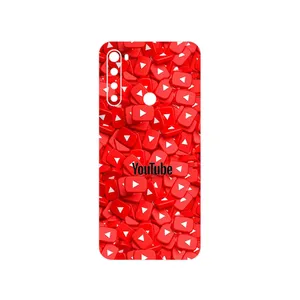 MAHOOT Youtube Cover Sticker for Xiaomi Redmi Note 8
