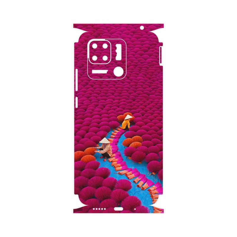 برچسب پوششی ماهوت مدل Vietnam Incense Wood Farms-FullSkin مناسب برای گوشی موبایل شیائومی Redmi 10 Power