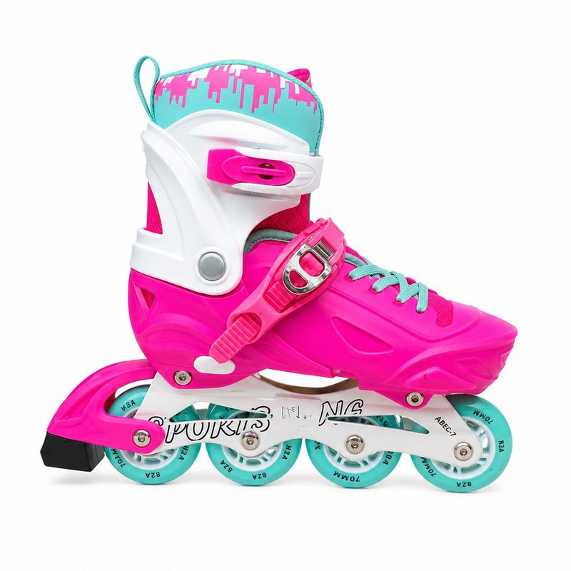 اسکیت کفشی مدل Sport line 2 سایز 39-42 با رویه هارد و چرخ ژله‌ای