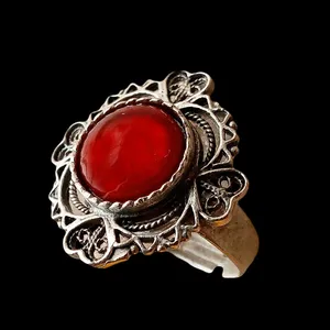 انگشتر زنانه مدل ملیله یزدی کد AGH-76