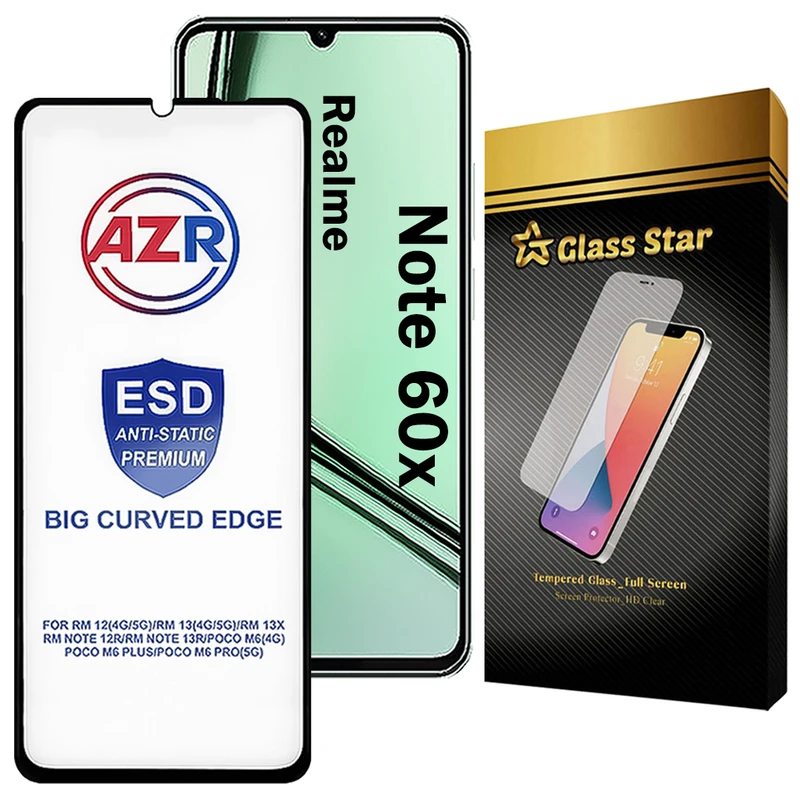محافظ صفحه نمایش گلس استار مدل AZRG مناسب برای گوشی موبایل ریلمی Note 60x