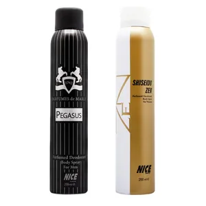 اسپری خوشبوکننده بدن مردانه نایس پاپت مدل Pegasus حجم 200 میلی لیتر به همراه اسپری خوشبوکننده بدن زنانه نایس پاپت مدل Shiseido Zen حجم 200 میلی لیتر