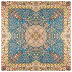 رومیزی ترمه نگین خاتم یزد طرح افشاری کد ABDR3