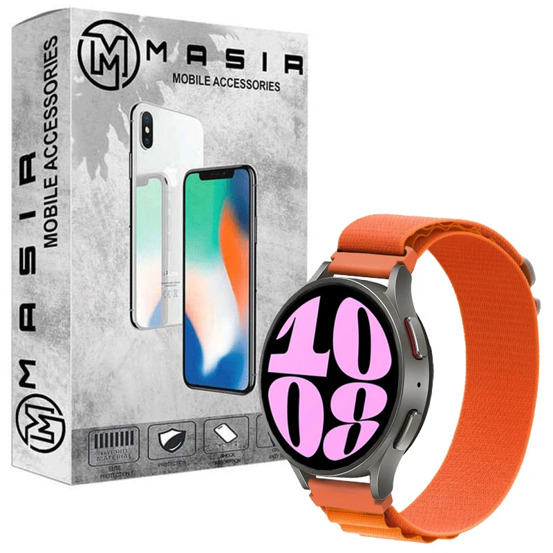 بند مسیر مدل LOOP ALPINE مناسب برای ساعت هوشمند سامسونگ Galaxy Watch 6 40mm / watch 6 44mm / Watch 6 Classic 43mm / Watch 6 Classic 47mm