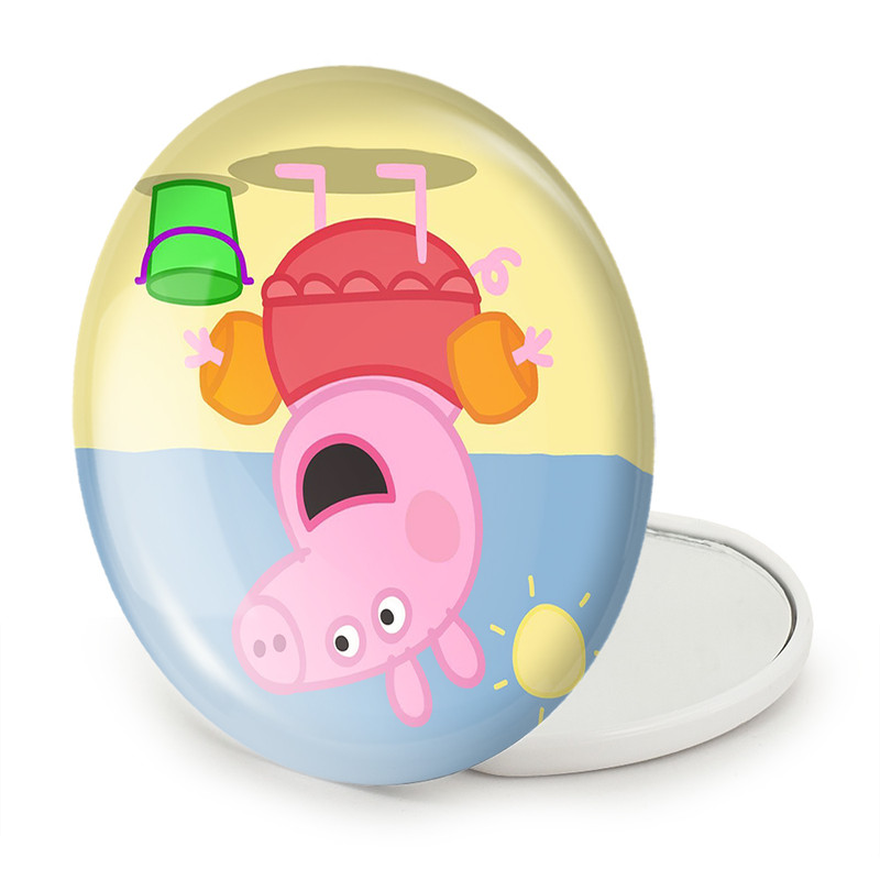 آینه جیبی خندالو طرح پپا انیمه پپاپیک Peppa pig مدل تاشو کد 22068 آینه جیبی خندالو طرح پپا انیمه پپاپیک Peppa pig مدل تاشو کد 22068