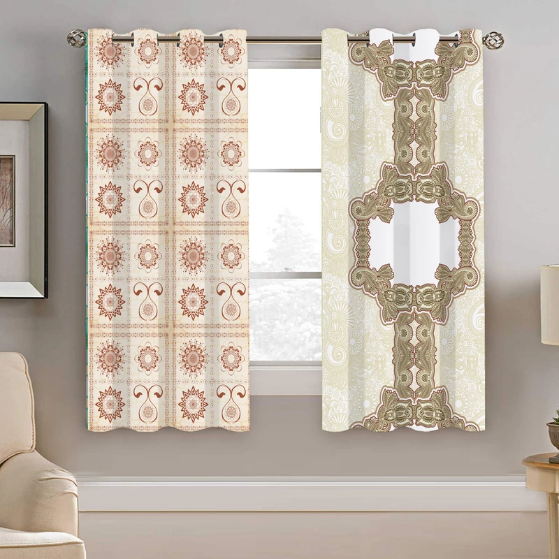 پرده نیروانا طرح   سنتی   مدل هازان کد 4239    سایز 140×200 سانتی متر