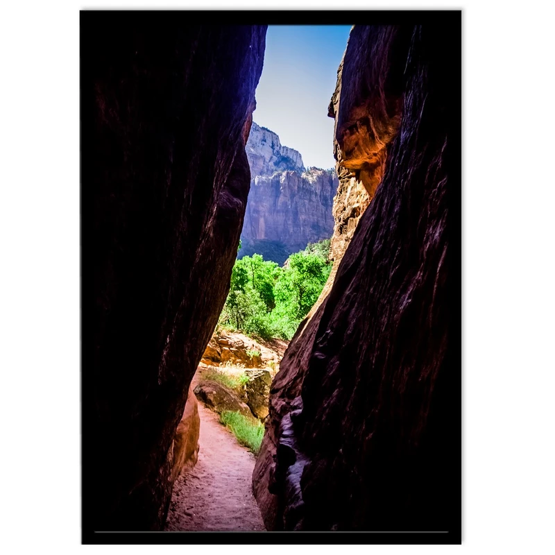 تابلو نوری بکلیت طرح منظره طبیعت و کوهستان مدل B-14618