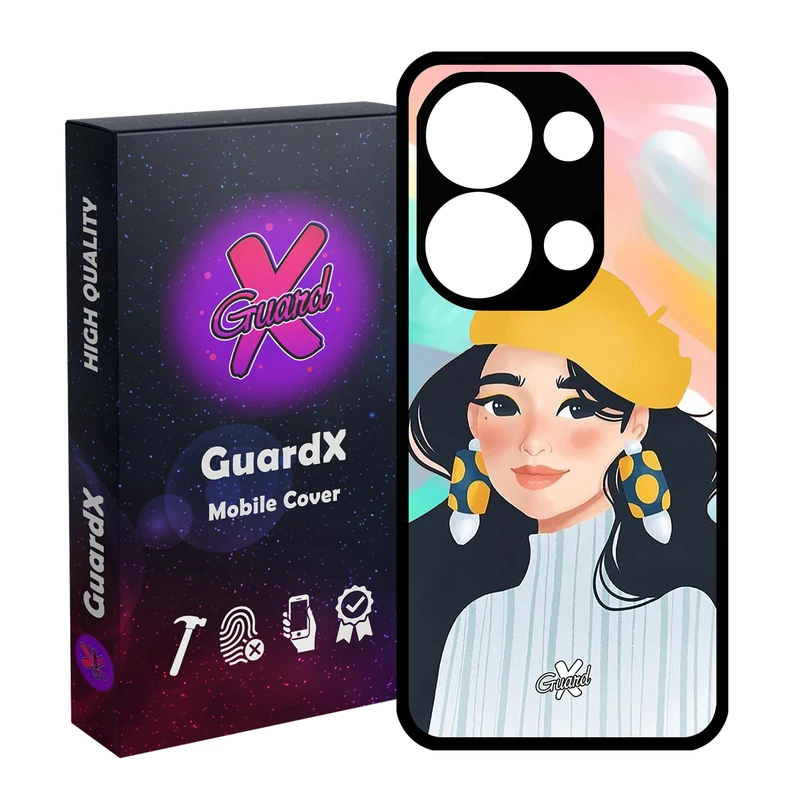 کاور گارد ایکس طرح دختر مناسب برای گوشی موبایل شیائومی Redmi Note 13 Pro 4G / Poco M6 Pro 4G