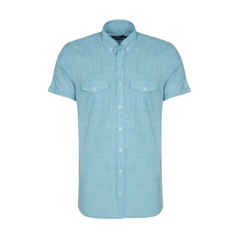 پیراهن مردانه ال سی وایکیکی مدل 0SQ213Z8-LME-GREENCHECKED