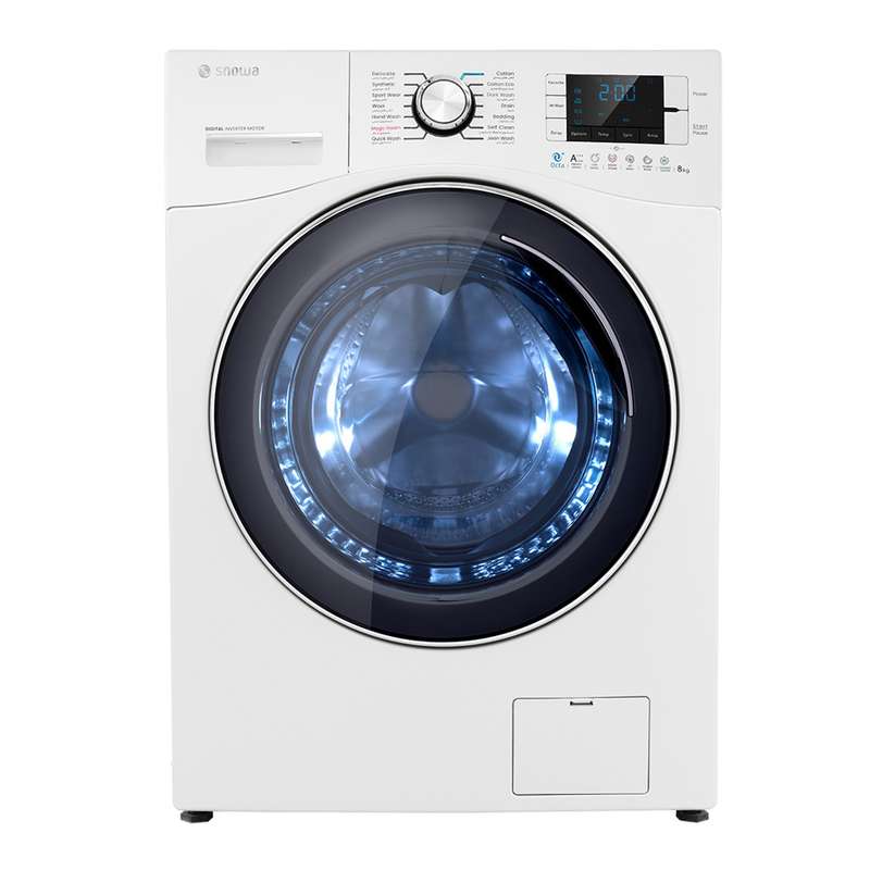 ماشین لباسشویی 8 کیلوگرم اتوماتیک اسنوا مدل SWM-D80S