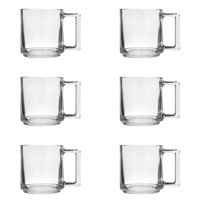 استکان اومیکس مدل آلابونه بسته 6 عددی