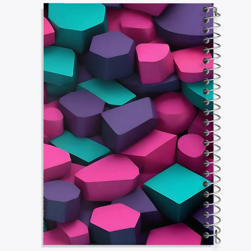 دفتر نقاشی 50 برگ خندالو طرح اشکال رنگی کد N5408