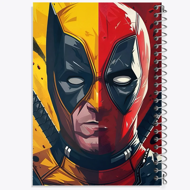 دفتر لیست خرید 50 برگ خندالو طرح ددپول و ولورین کد N2842