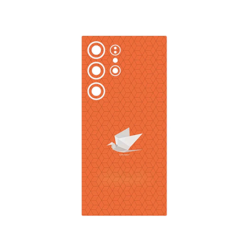 برچسب پوششی ماهوت مدل Minimalist origami bird مناسب برای گوشی موبایل سامسونگ Galaxy S24 Ultra