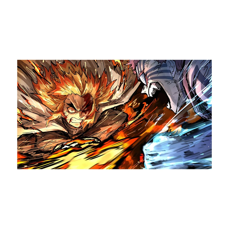 استیکر لپ تاپ و موبایل مدل demon slayer Kyojuro Rengoku کد 1856