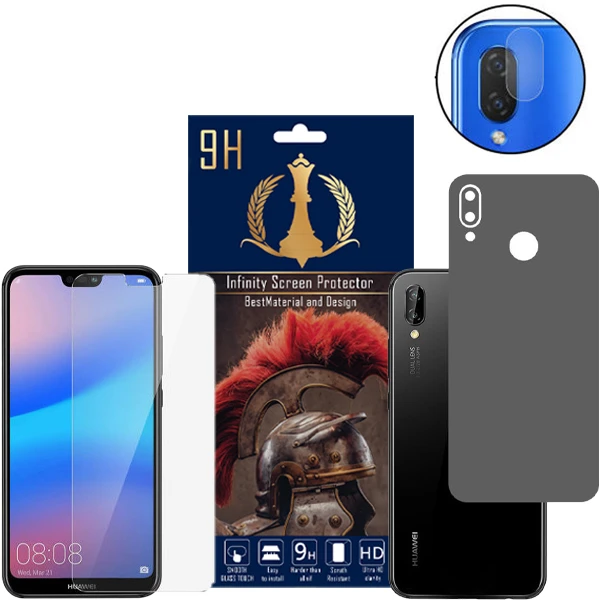 برچسب پوششی اینفینیتی مدل PRO MAX مناسب برای گوشی موبایل هوآوی P20 LITE به همراه محافظ صفحه نمایش و محافظ لنز دوربین