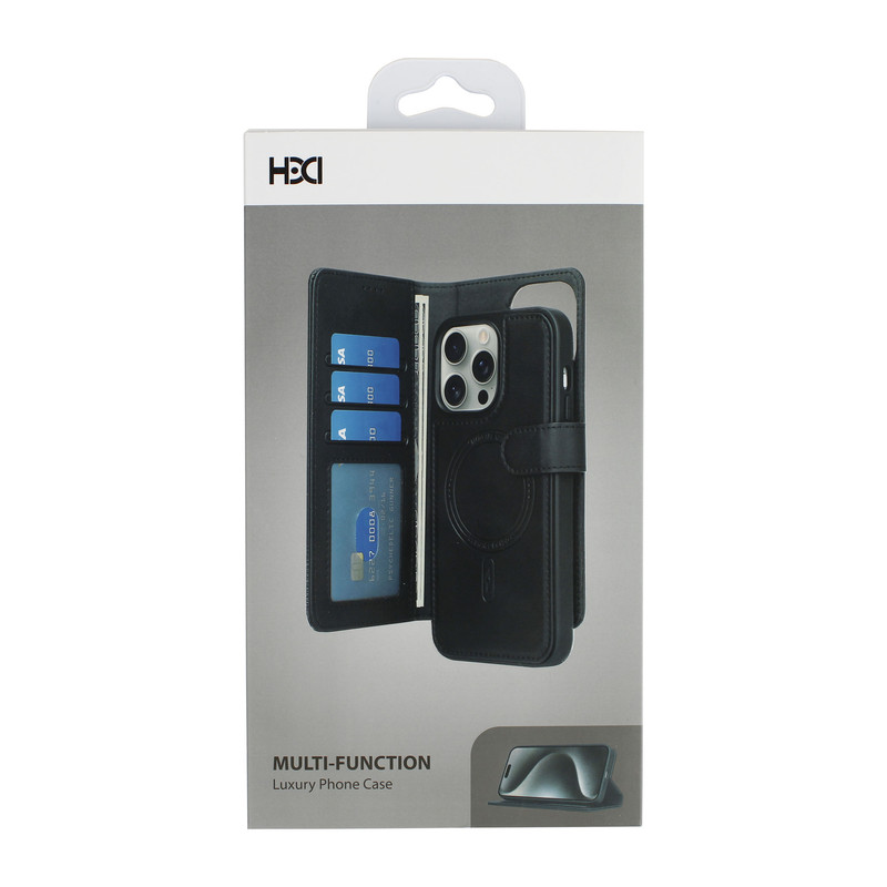 کیف کلاسوری اچ دی دی طرح چرمی مگ سیف مدل LUXURY مناسب برای گوشی موبایل اپل IPHONE 12 promax