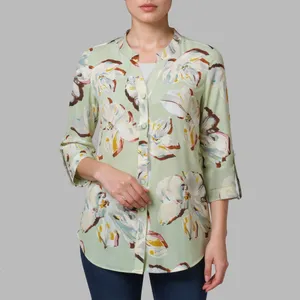 شومیز آستین بلند یقه هفت زنانه نیزل مدل 1180