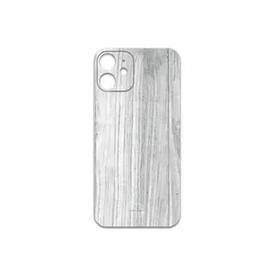 MAHOOT White Wood Cover Sticker for Apple iPhone 12 mini