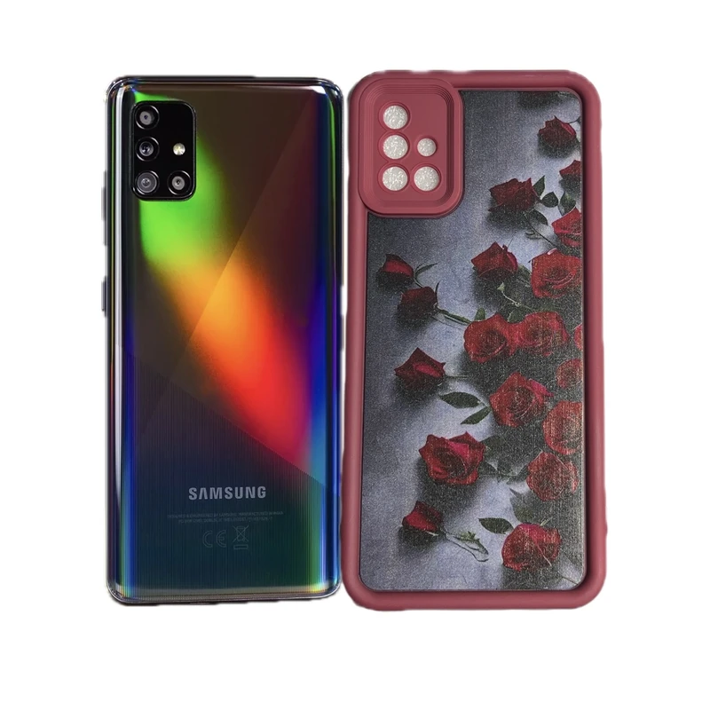 کاور طرح رز مناسب برای گوشی موبایل سامسونگ Galaxy A 51