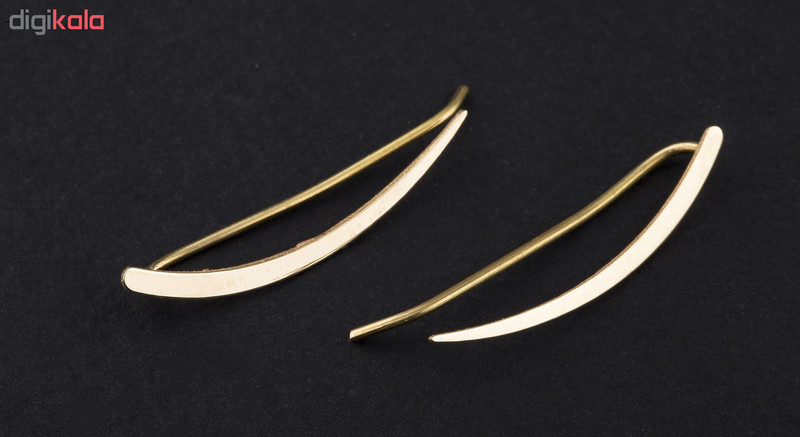گوشواره طلا 18عیار کد E1001 - 4