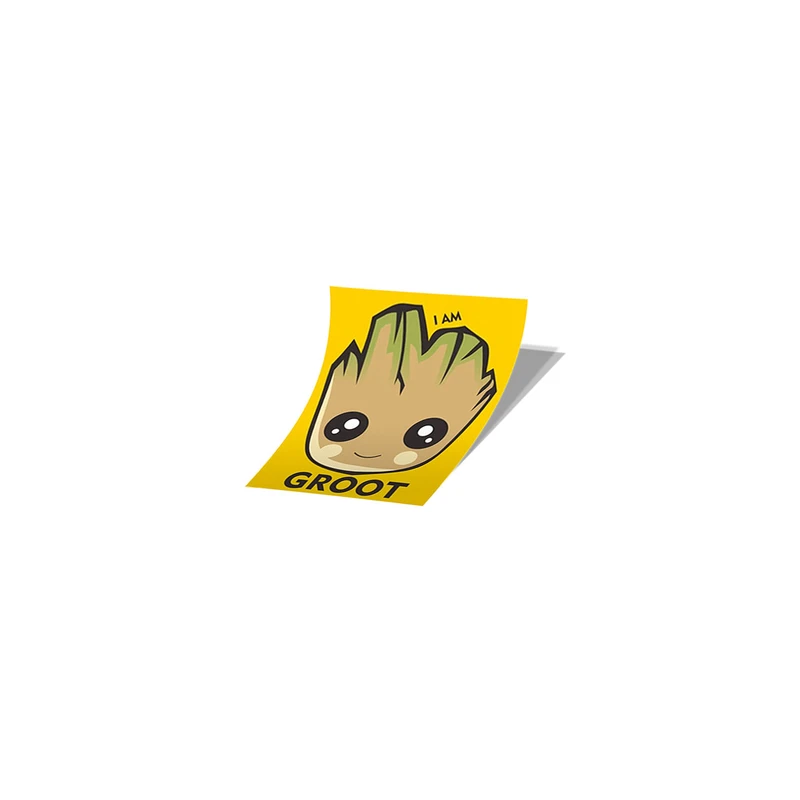 استیکر تزئینی موبایل و تبلت لولو مدل من گروتم فیلم محافظین کهکشان GUARDIANS OF THE GALAXY I AM GROOT کد 683