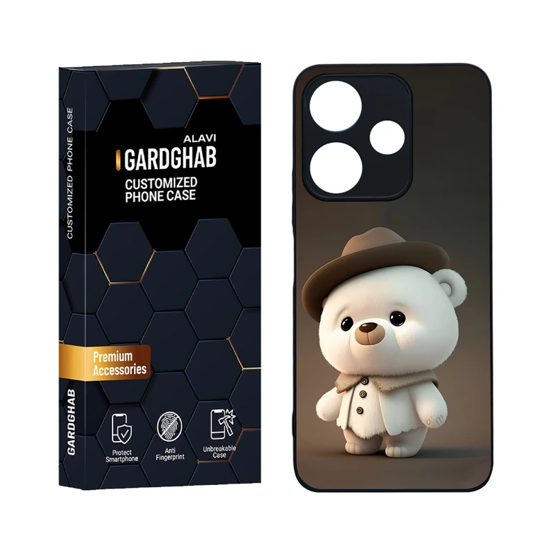 کاور گارد قاب علوی مدل دورژله ای کارتنی و انیمه مناسب برای گوشی موبایل شیائومی Poco M6 4G