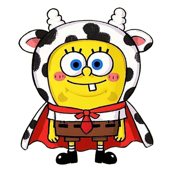 استیکر پارچه و لباس پاد آفرین طرح باب اسفنجی کد 4793